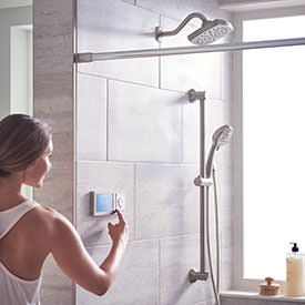Spotlight on U by Moen shower