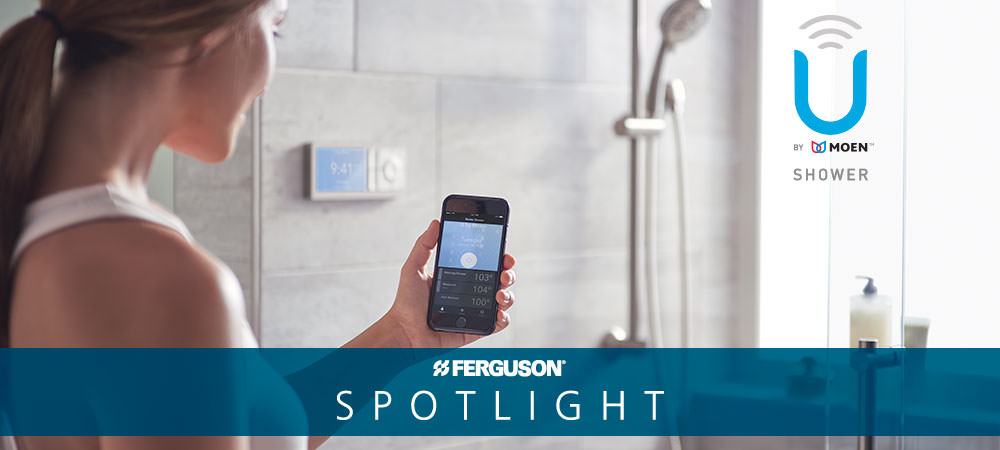 Spotlight on U by Moen shower