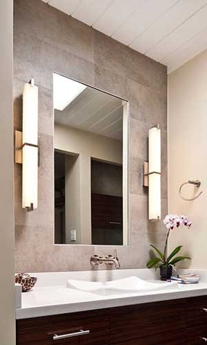 sconces lighting sconce bathroom bath mirror buying guide metro master powder contemporary ferguson tech fergusonshowrooms interior vanities modern washbasin fixtures
