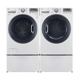 LG Front Load Laundry with SideKick™ Pedestal