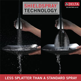 Delta® Pull-Down Kitchen Faucet Featuring ShieldSpray™ Technology