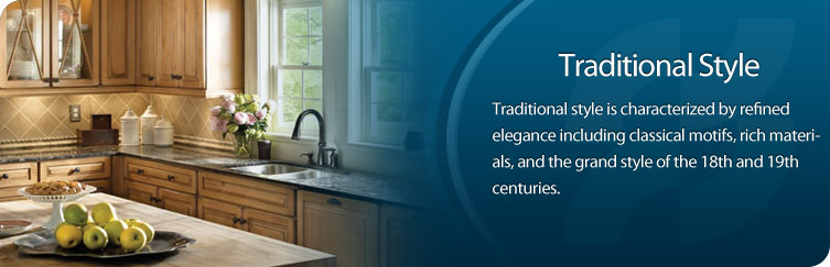 Traditional style has a refined elegance including classical motifs, rich materials and a grand style of the 18th and 19th century. Shop our Traditional Lighting & Plumbing!