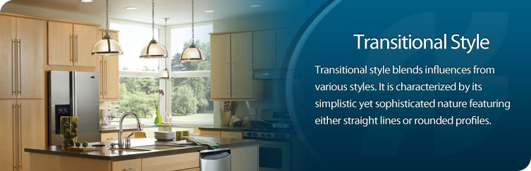 Transitional style has a simplistic yet sophisticated feel featuring straight lines or rounded profiles. Shop our Transitional Lighting & Plumbing!